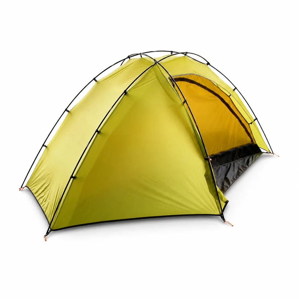 Three-pole freestanding tent development platform