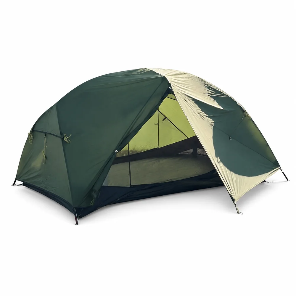Two-person double-wall backpacking tent