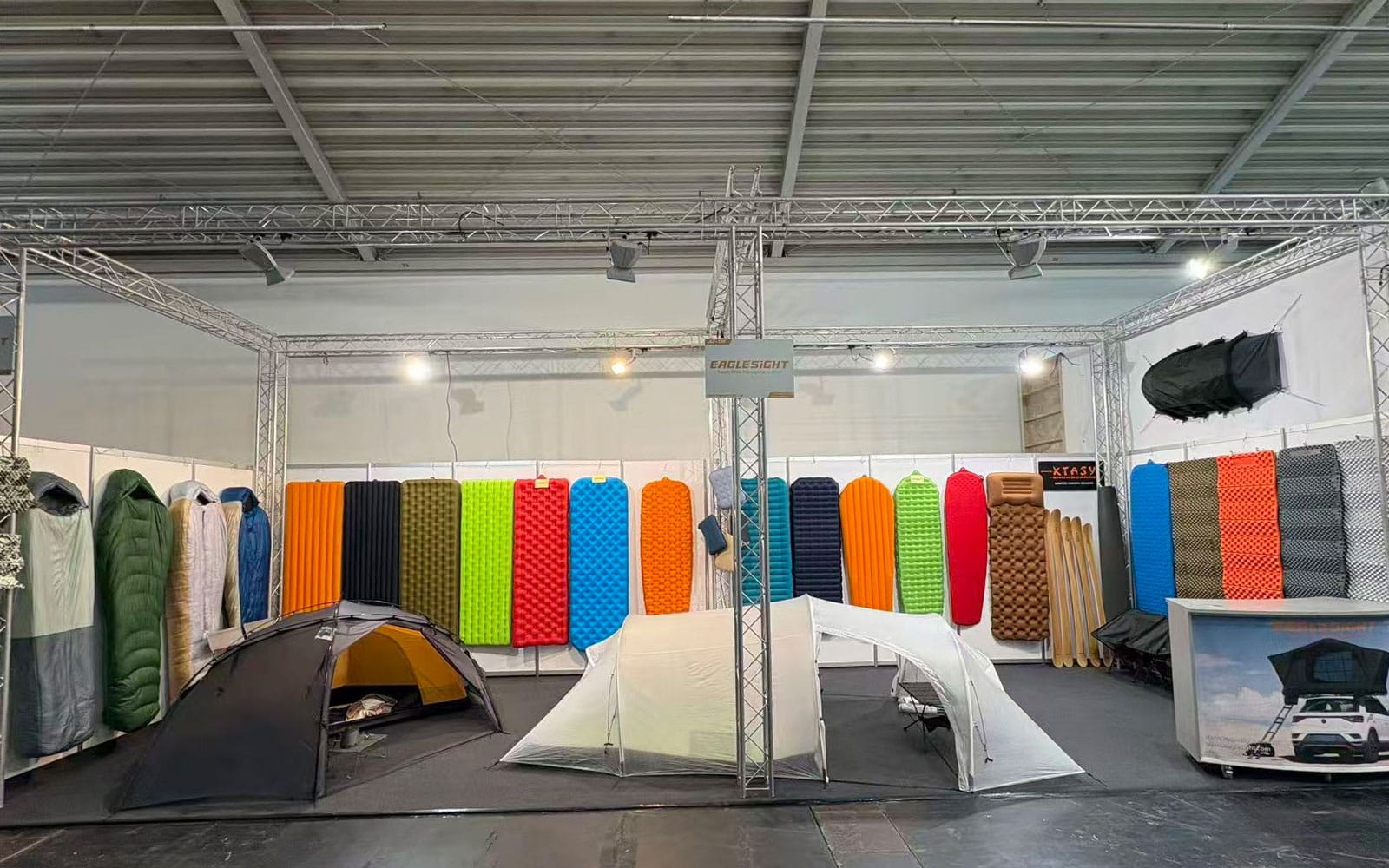 EagleSight tent display at ISPO Munich 2025