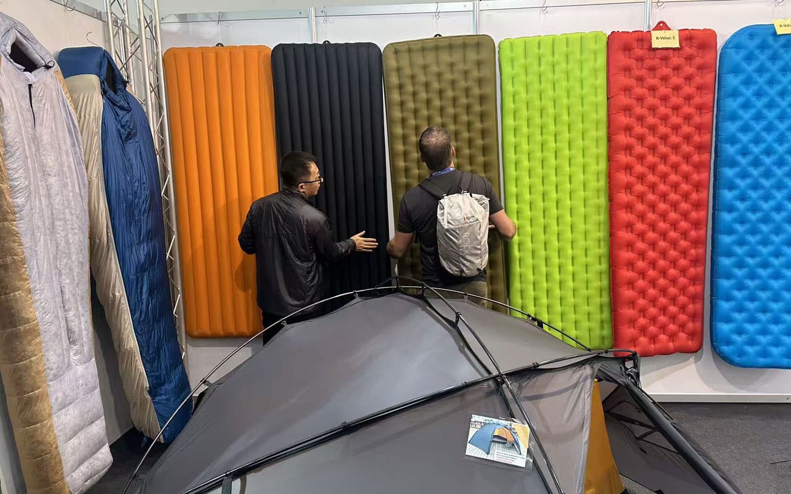 EagleSight team meeting outdoor industry buyers at ISPO